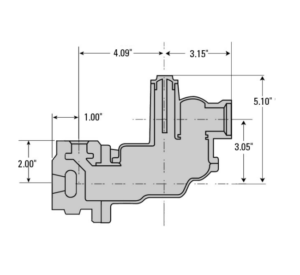 Oslin Nation Itron B42 90° Angle body connection